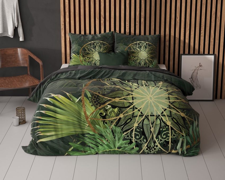 RoyalTextile - Filoe Dekbedovertrek Micropercal - Groen - 140 x 220